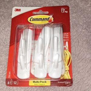 3M Command White Utility Hooks Multi-Pack